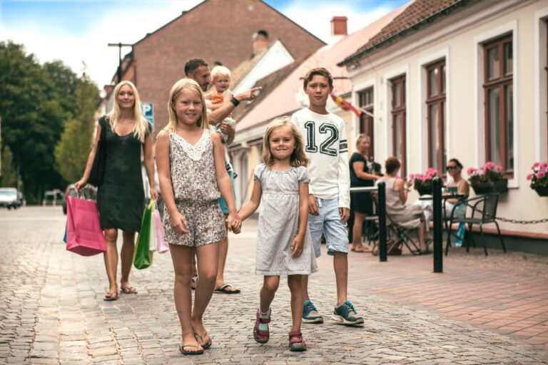 En dag med barnen – roliga aktiviteter i Ängelholms stadskärna
