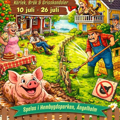 Sommarlustspelet Svineri i Haradal- Kärlek, bårk och grisskandaler!