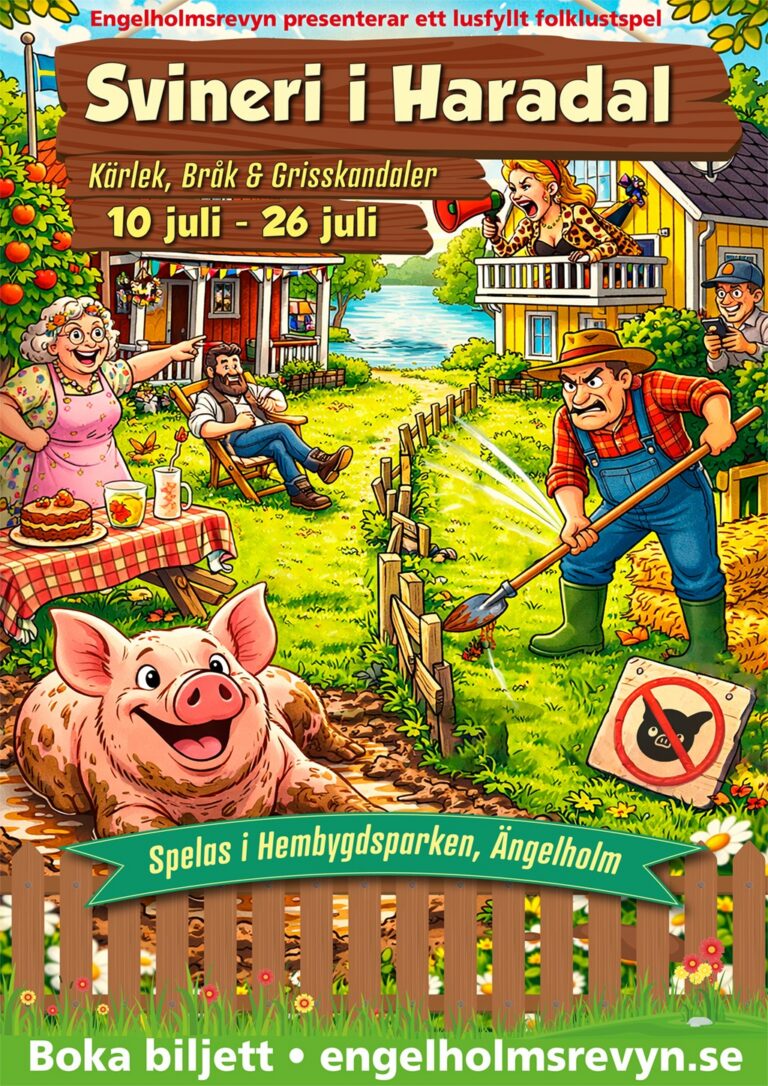 Sommarlustspelet Svineri i Haradal- Kärlek, bårk och grisskandaler!