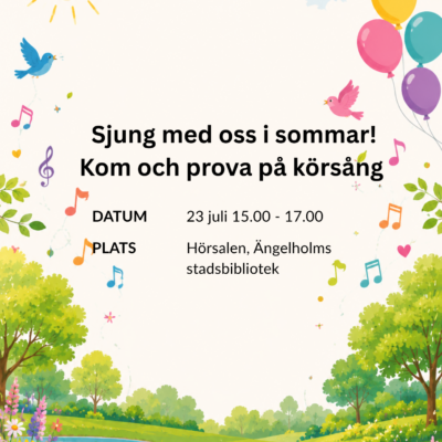 Kom och prova på Körsång!