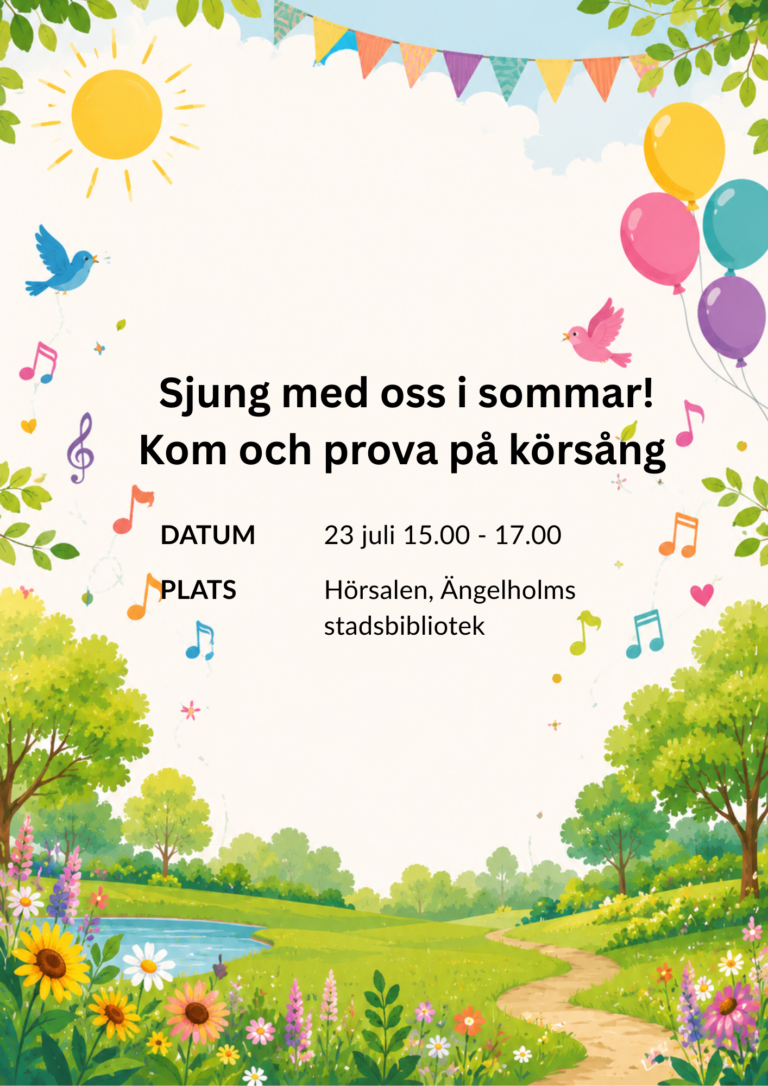 Kom och prova på Körsång!
