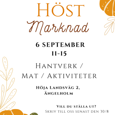 Craft Trails Co Höstmarknad på Enkegården