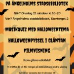 Fira Halloween på Ängelholms Stadsbibliotek